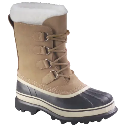 Warm Tan Winter Boot with Fur Lining