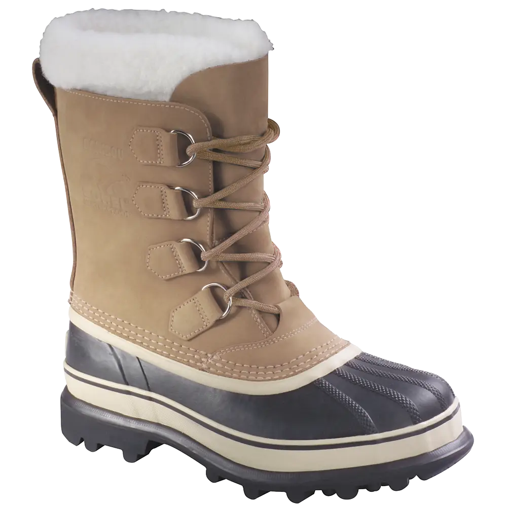 Warm Tan Winter Boot with Fur Lining