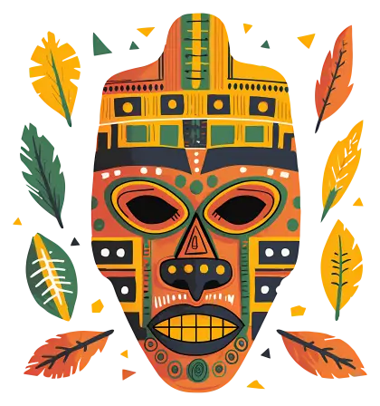 Colorful Cultural Mask