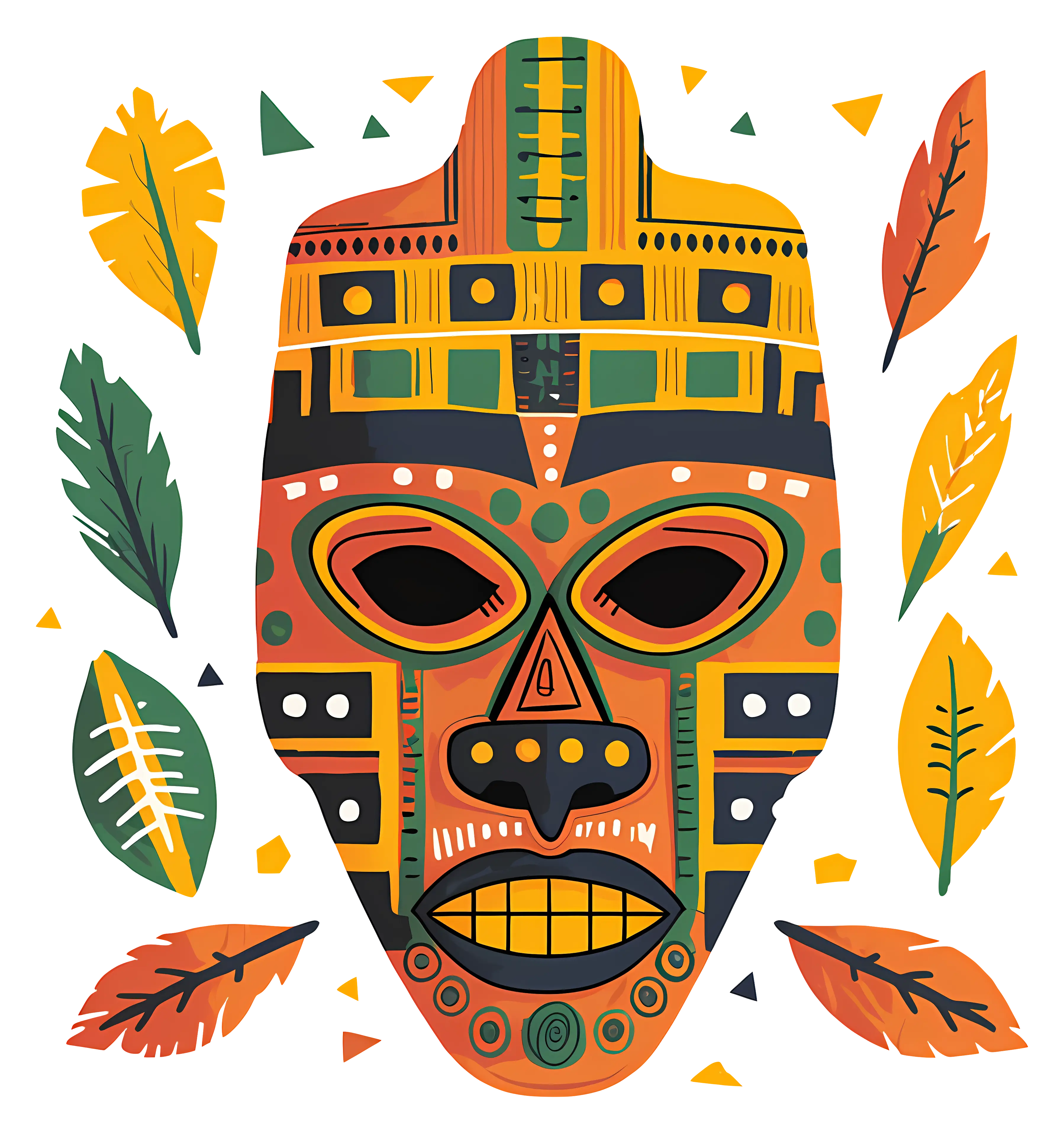 Colorful Cultural Mask