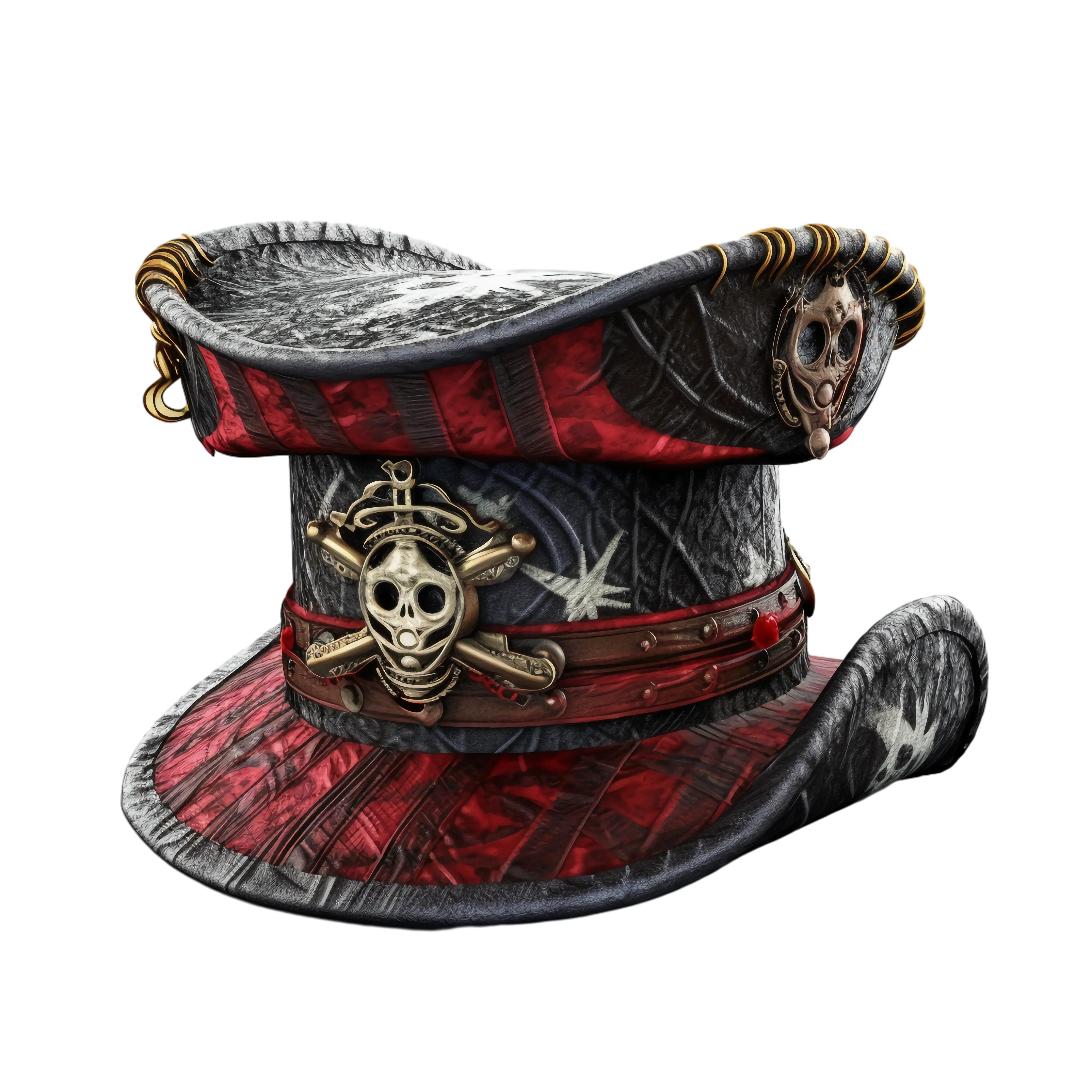 Decorative Pirate Hat with Skull