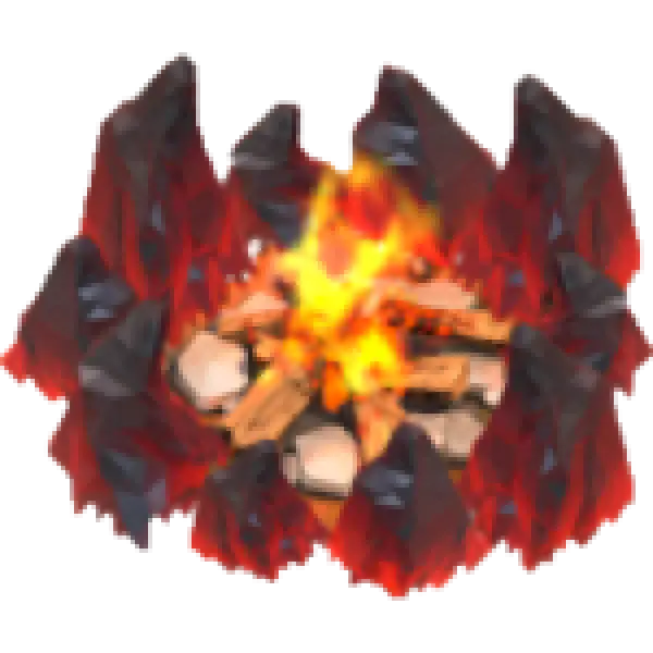 Campfire with Rocks