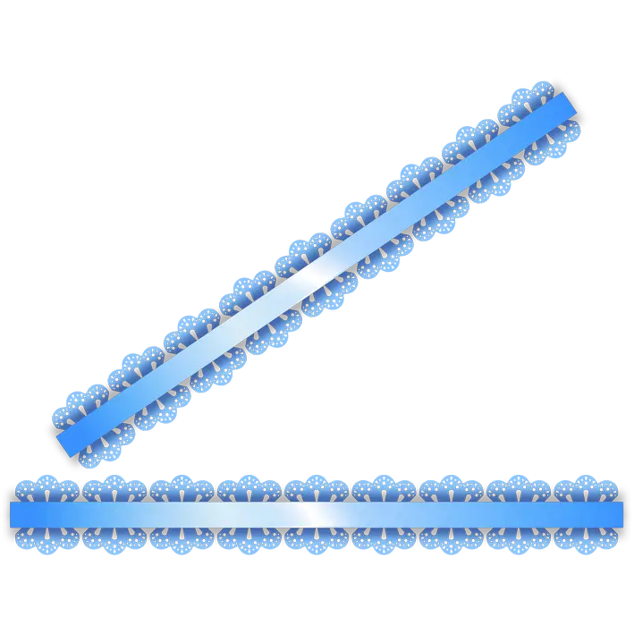 Blue Ribbon for Gift Wrapping