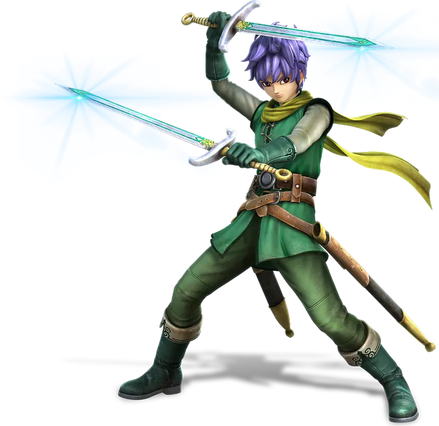 Fantasy Swordsman with Dual Swords
