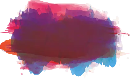 Vivid Abstract Colorful Brush Stroke