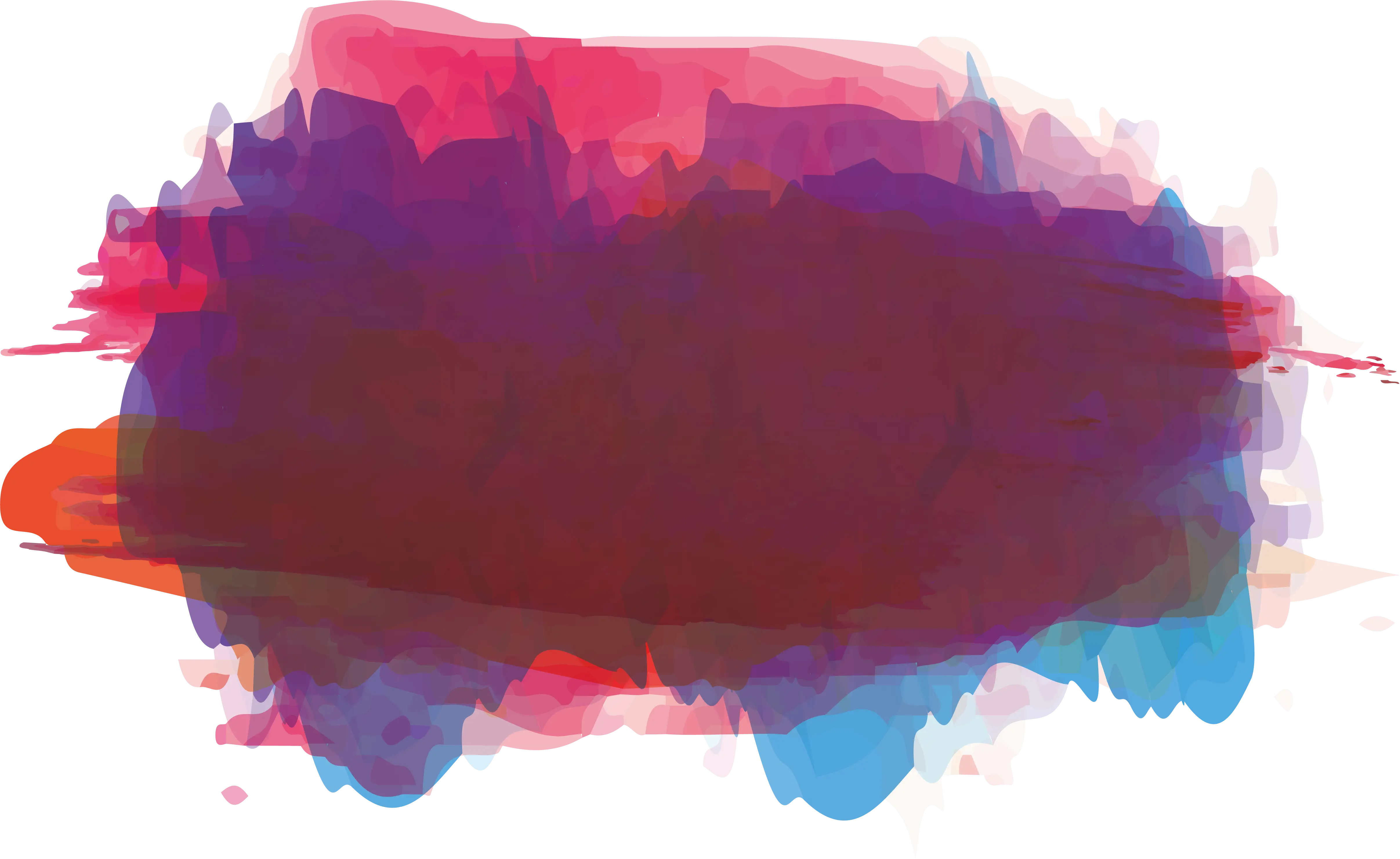 Vivid Abstract Colorful Brush Stroke