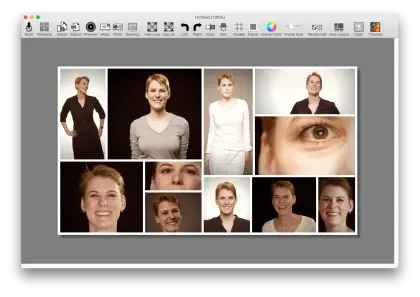 Photo Collage of Faces