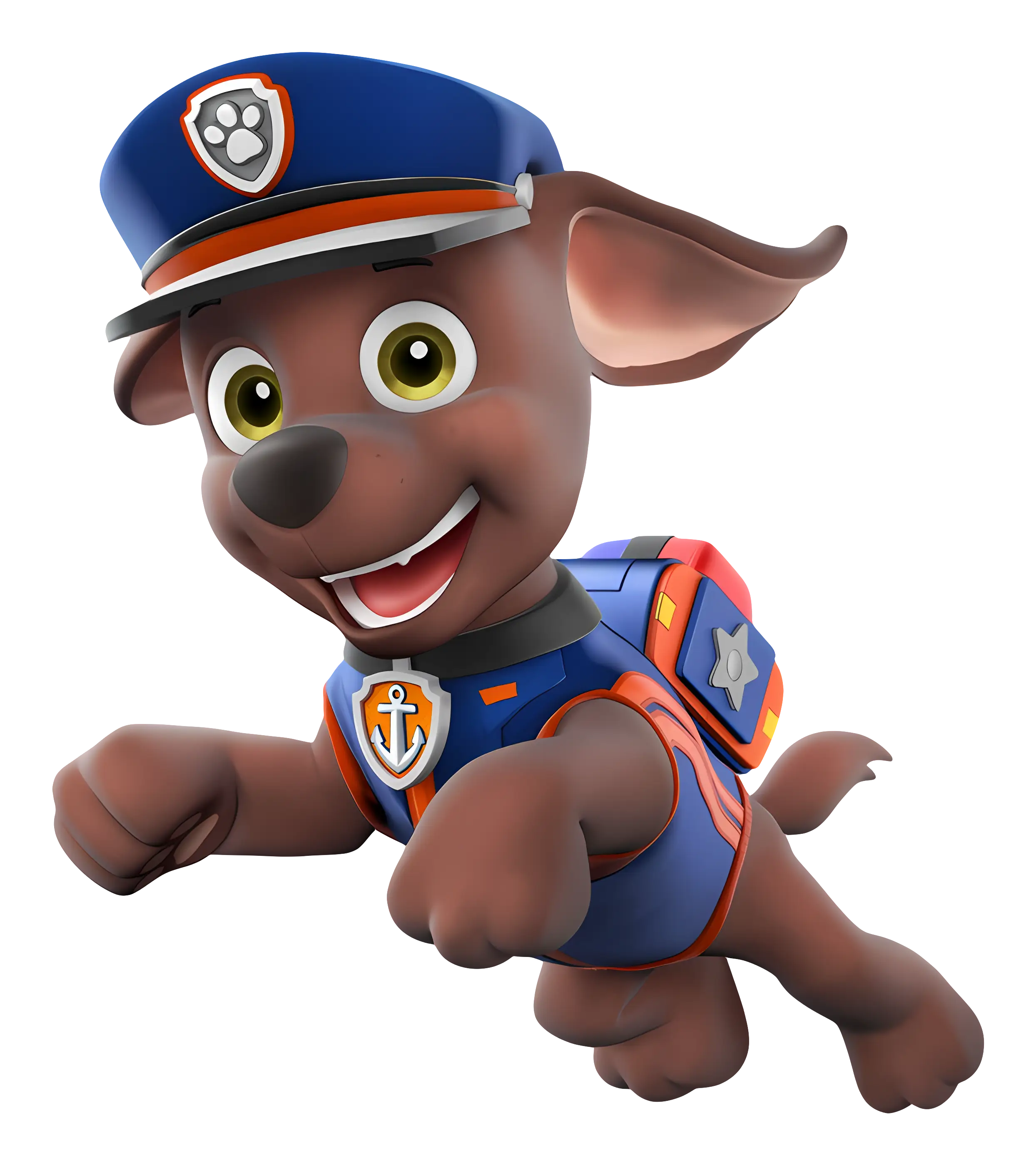 Dog in Police Uniform