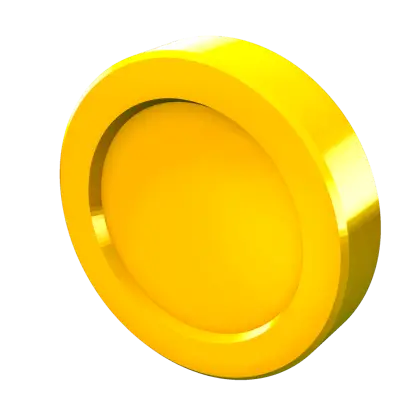 Shiny Yellow Coin