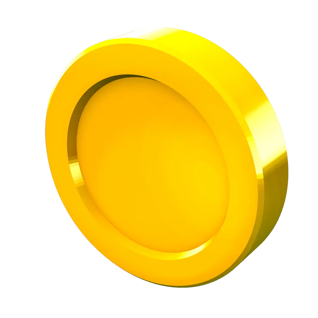 Shiny Yellow Coin