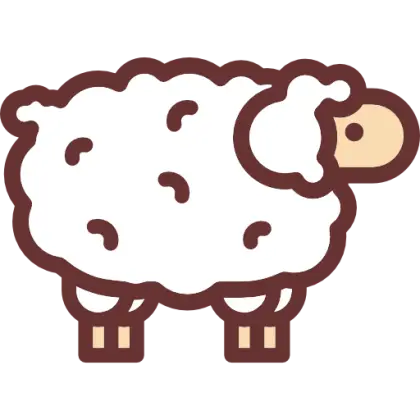 Cute Cartoon Sheep