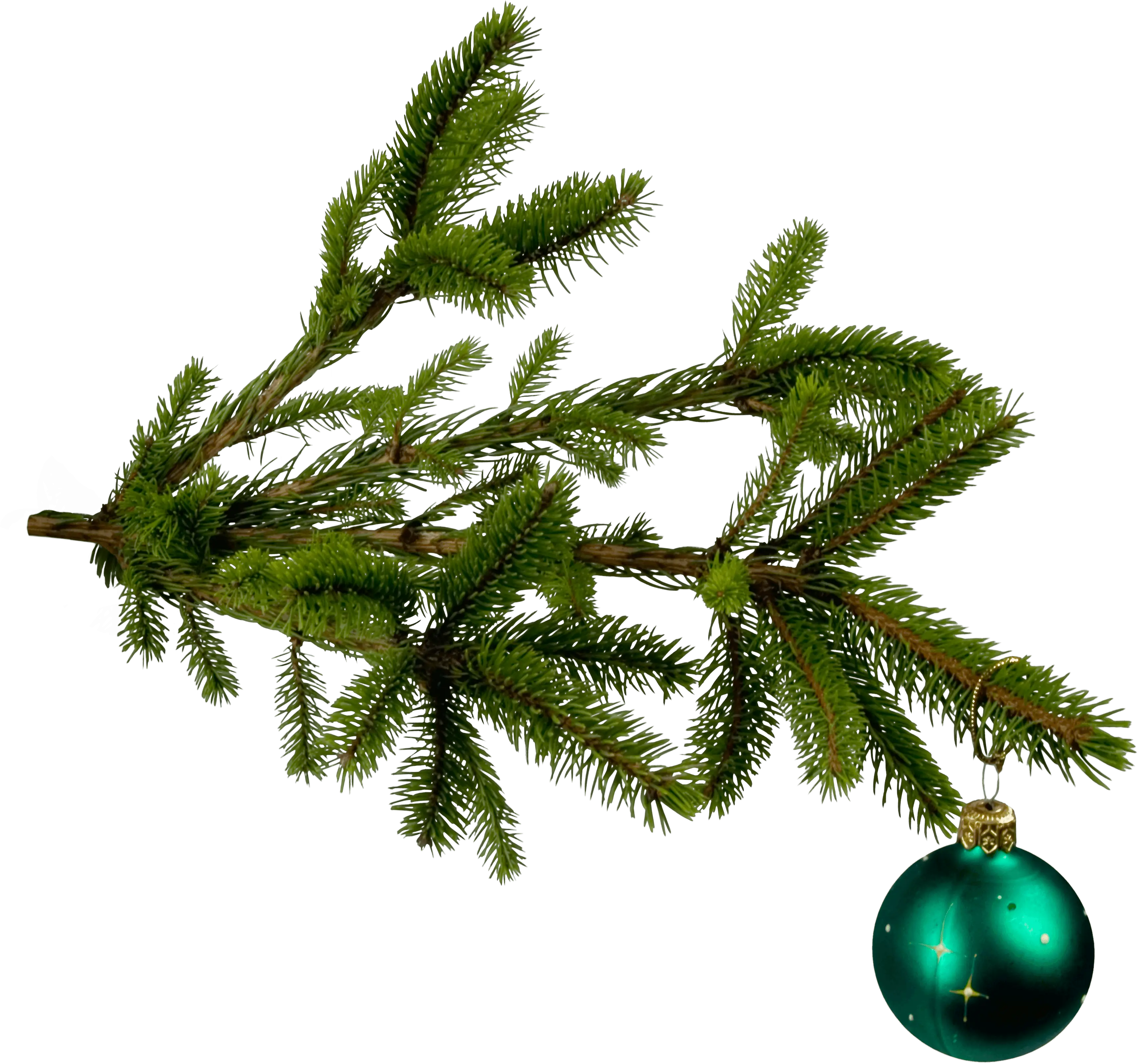 Christmas Branch with Ornament