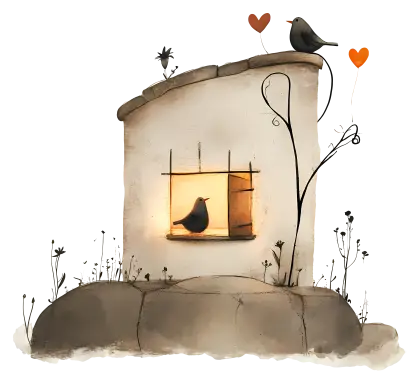 Small Cute Doodle House
