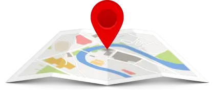 Map with Location Pin