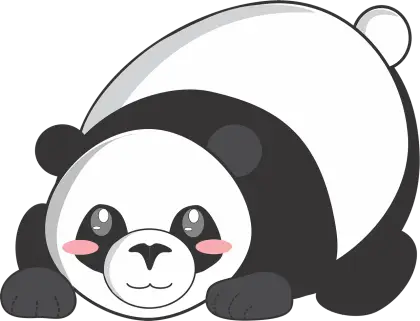 Adorable Cartoon Panda Illustration