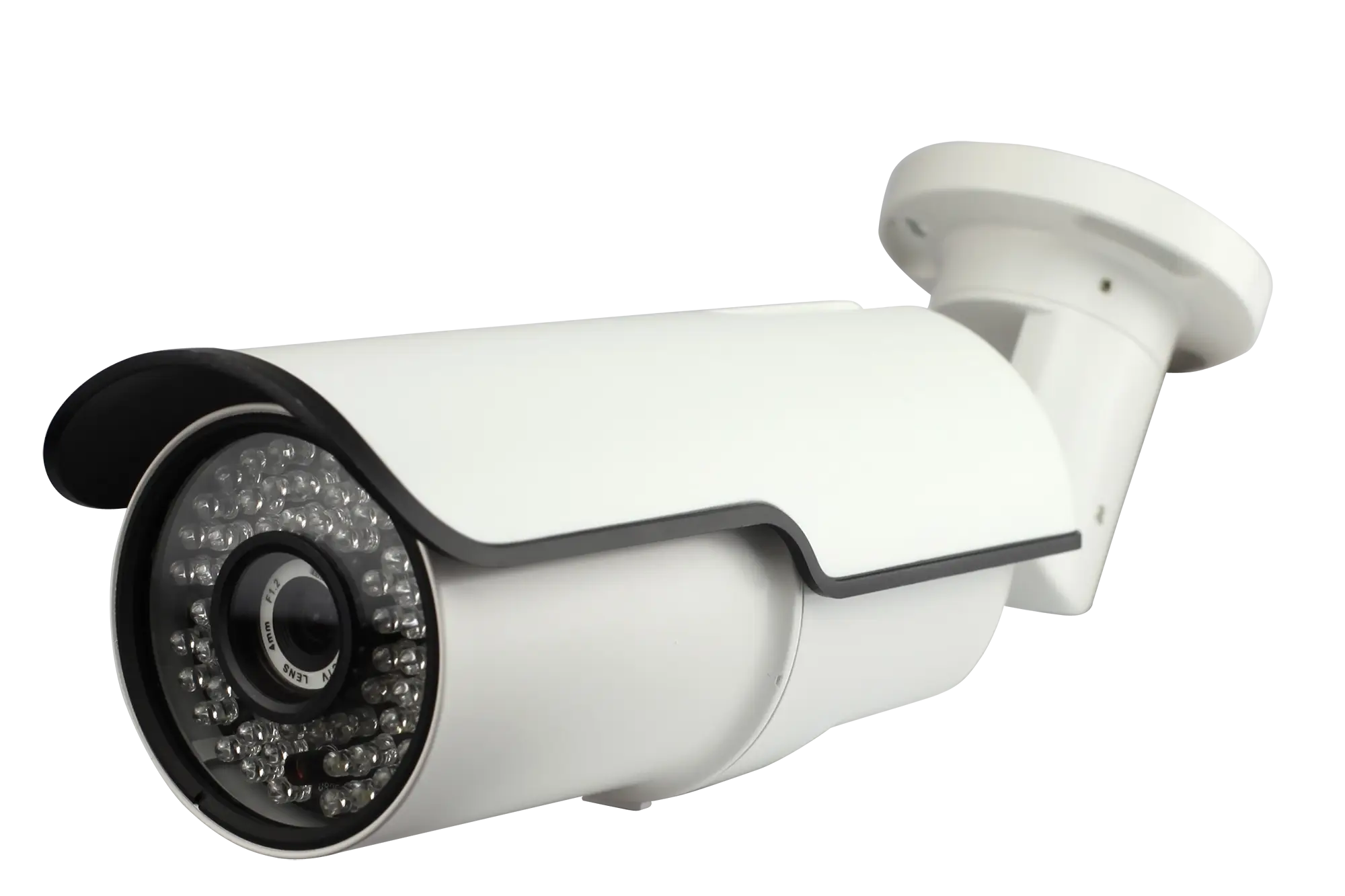 White Security Camera for Surveillance Systems