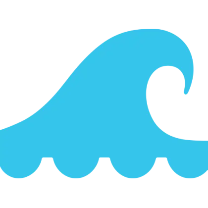 Blue Wave Symbol