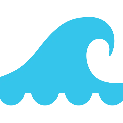 Blue Wave Symbol