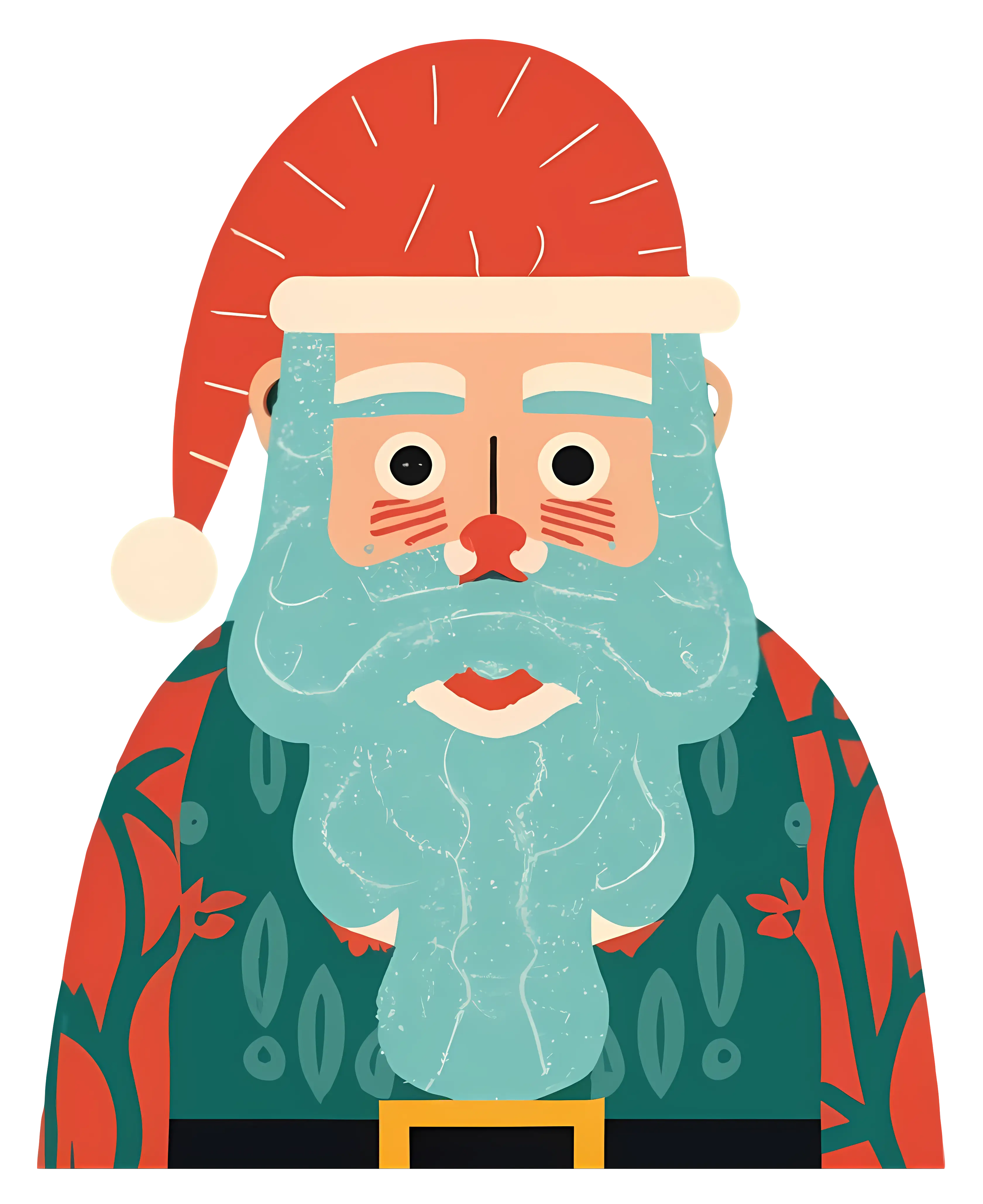 Cartoon Santa Claus Illustration