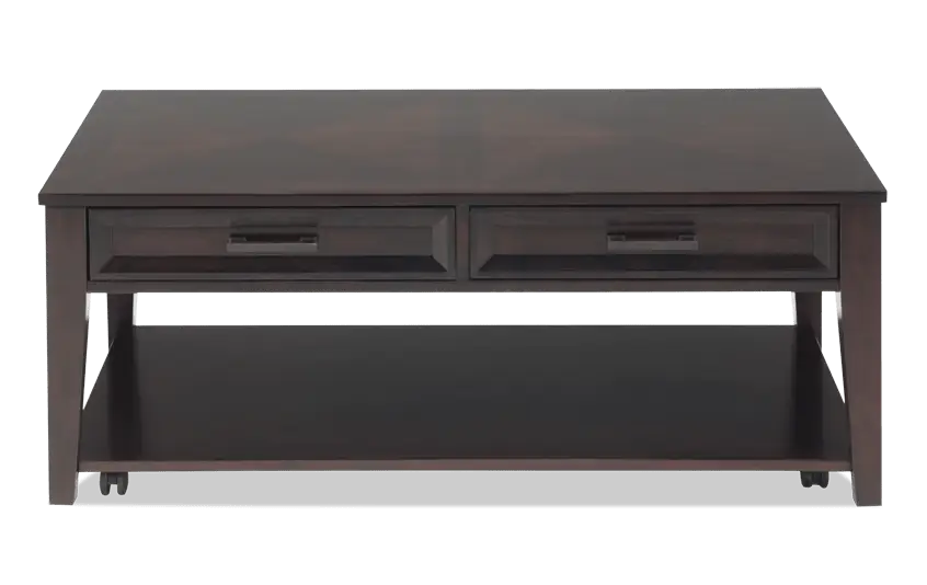 Wooden Coffee Table with Storage