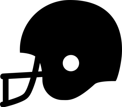 Black Safety Helmet Icon