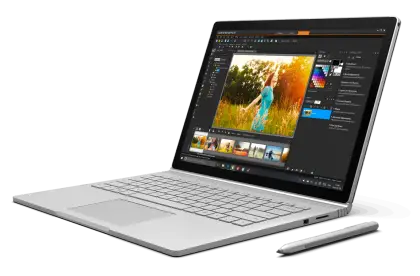 High Tech Laptop and Stylus for Digital Innovations
