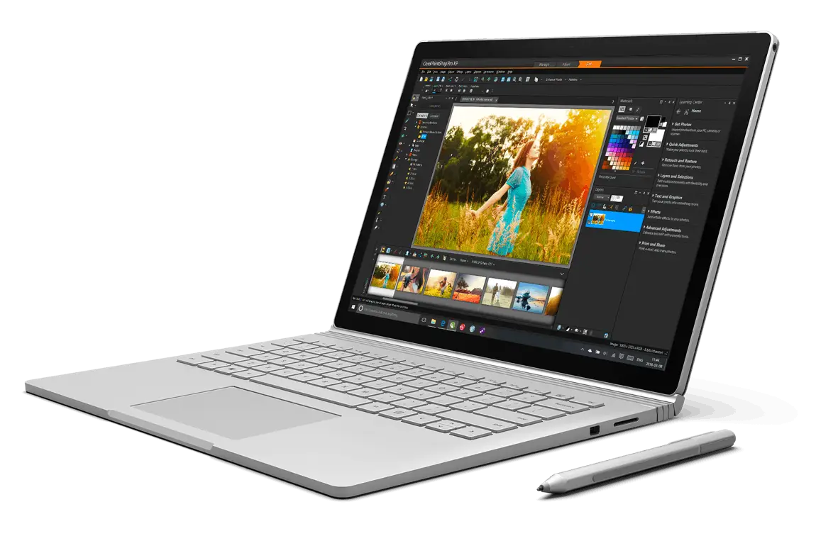 High Tech Laptop and Stylus for Digital Innovations