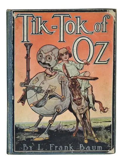 Tik-Tok of Oz Book Cover by L. Frank Baum