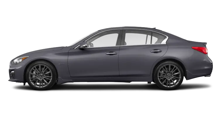 Side View of a Sleek Gray Car