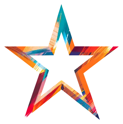 Colorful Star Pattern Illustration