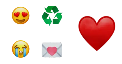 Heart and Love Emojis Collection