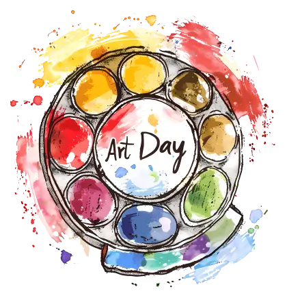 Colorful Art Palette