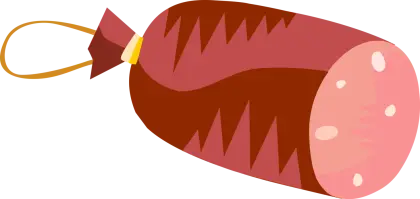 Sausage Food Illustration