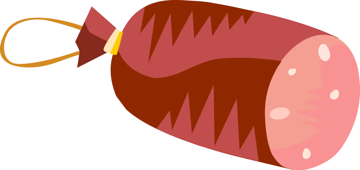 Sausage Food Illustration
