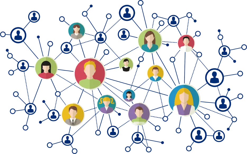 Social Networking Illustration Concept