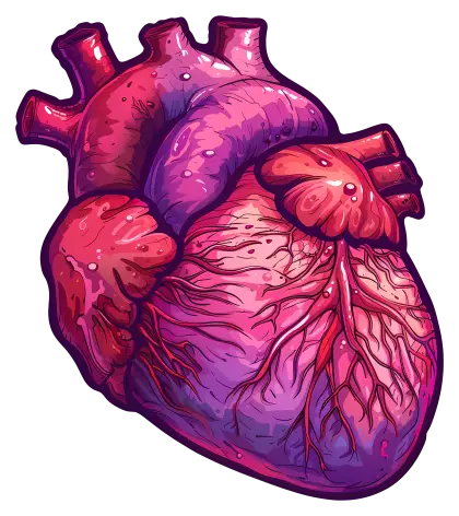 Human Heart Anatomy Illustration
