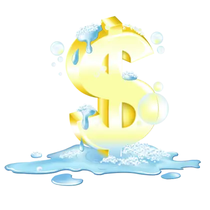 Melting Dollar Symbol