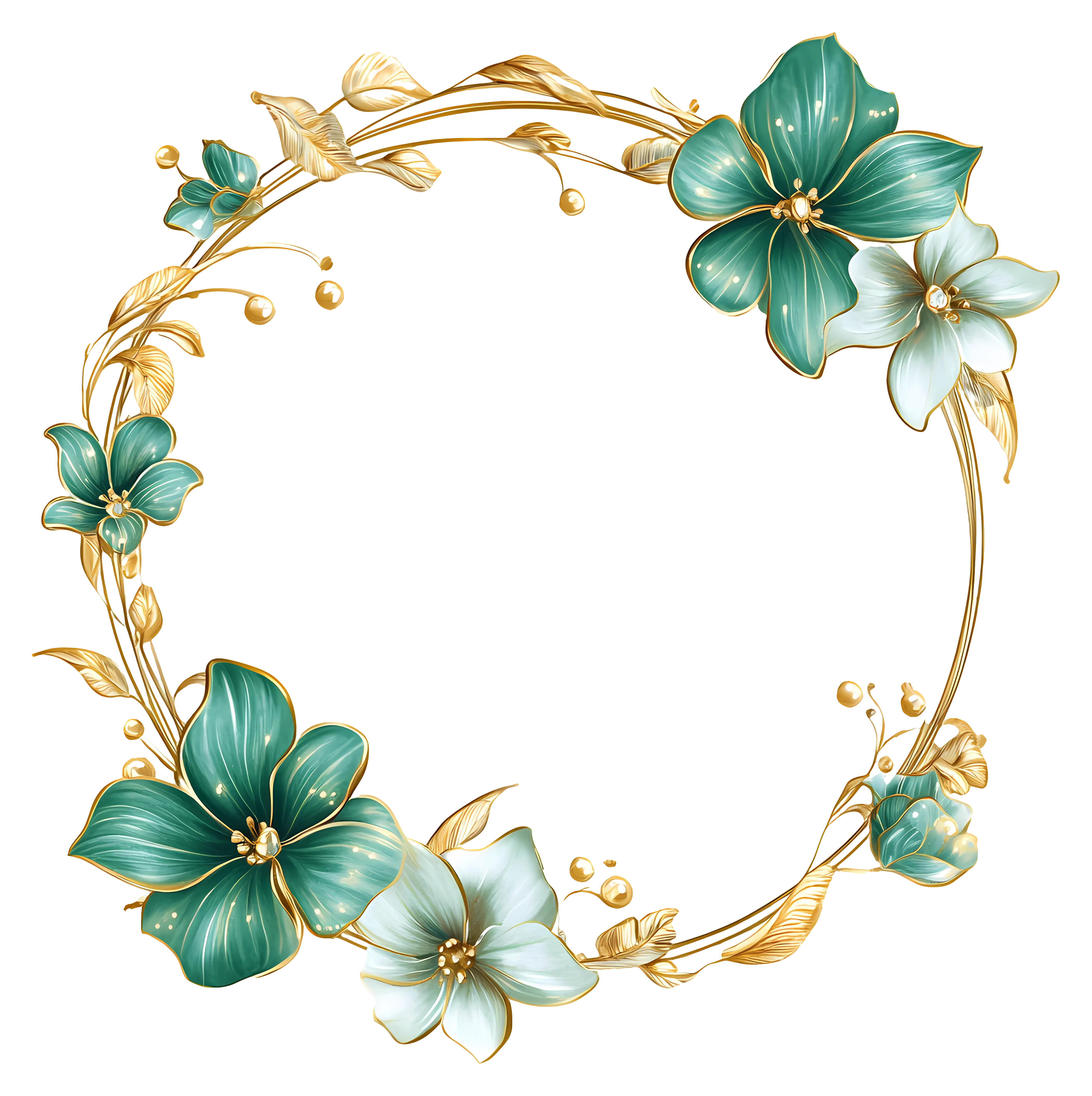 Elegant Floral Wreath Decoration