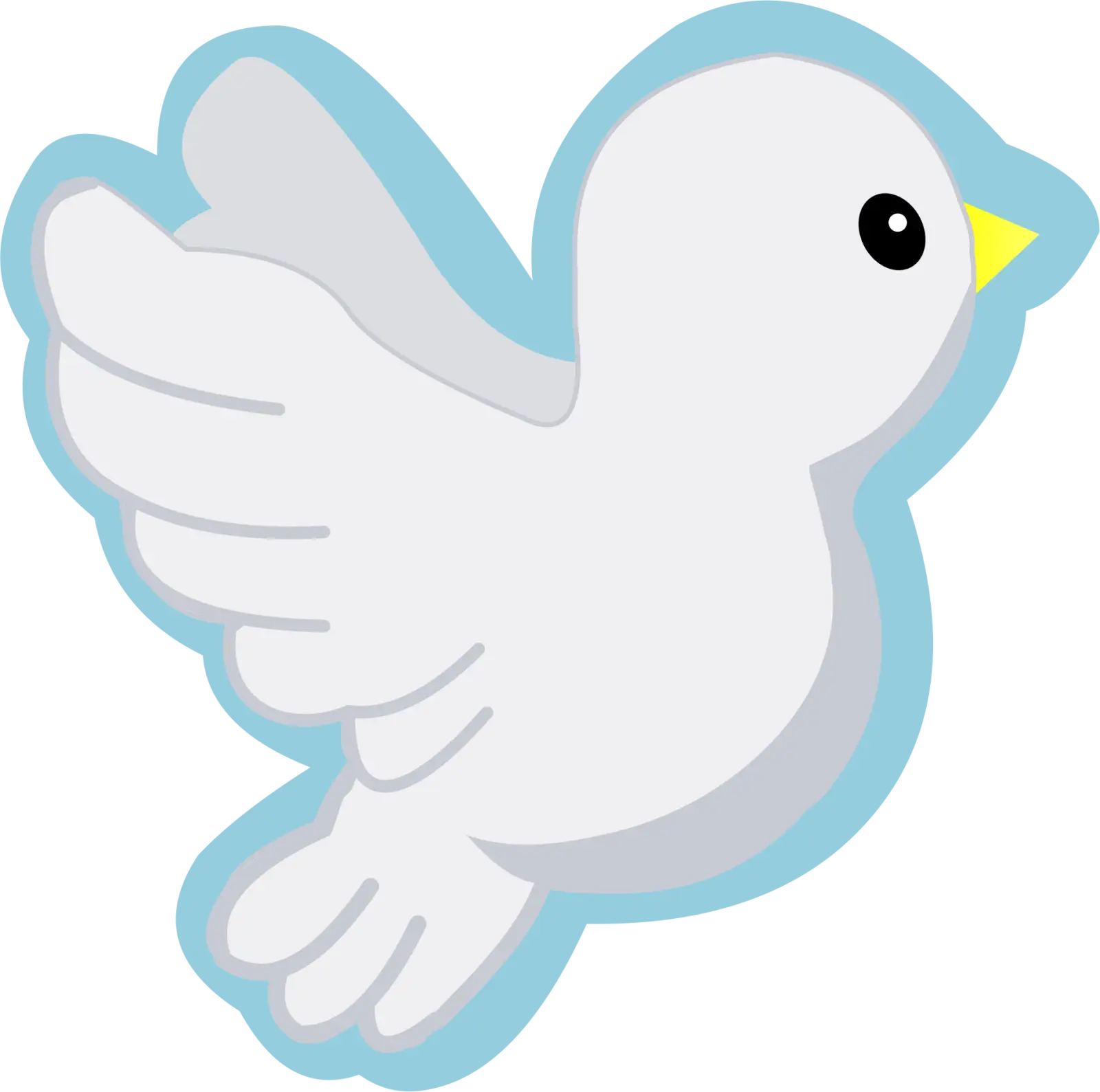 Cute Cartoon Dove