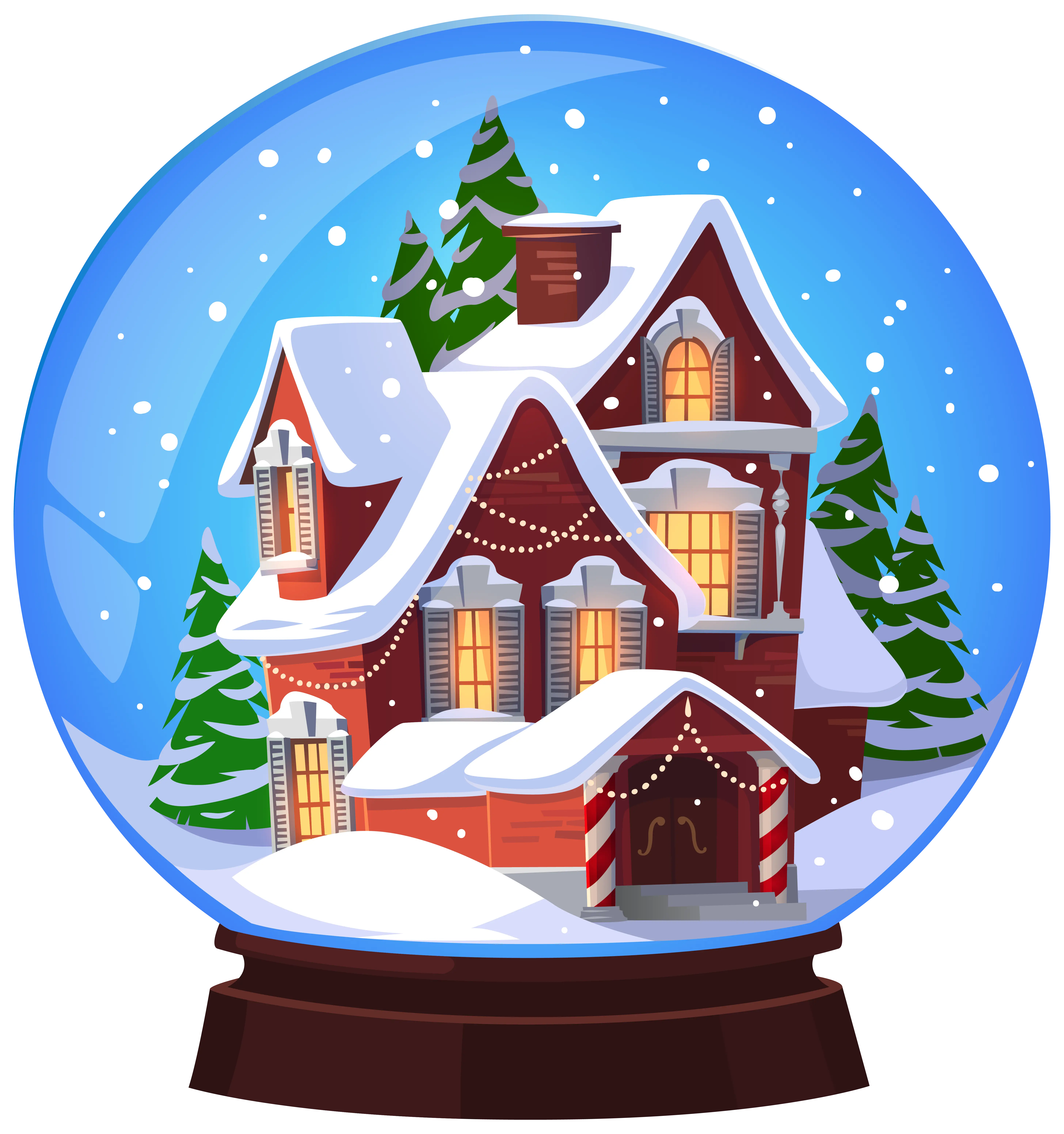 House in a Snow Globe