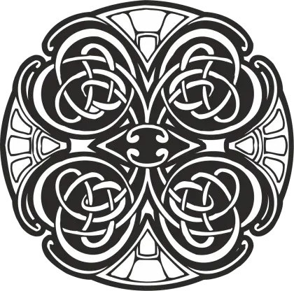 Intricate Celtic Knot Design