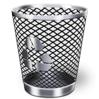 Metal Recycle Waste Bin with Mesh Design