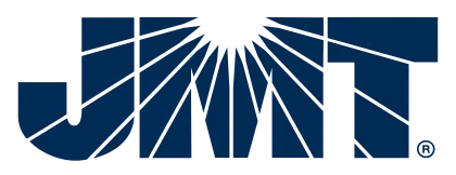 JMT Logo with Radiating Lines Design