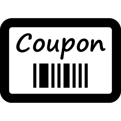 Black and White Coupon