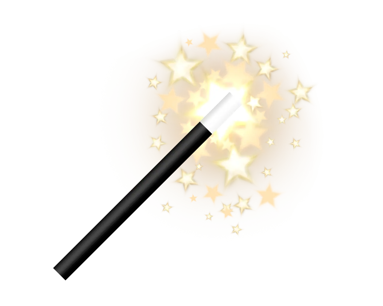 Magic Wand with Sparkles