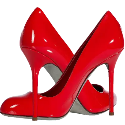 Red Stiletto High Heels for Formal Wear