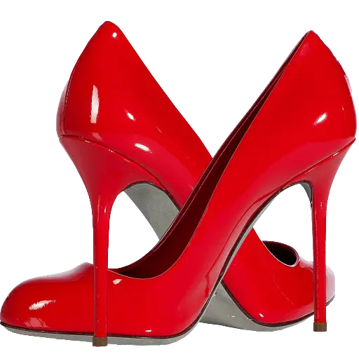 Red Stiletto High Heels for Formal Wear