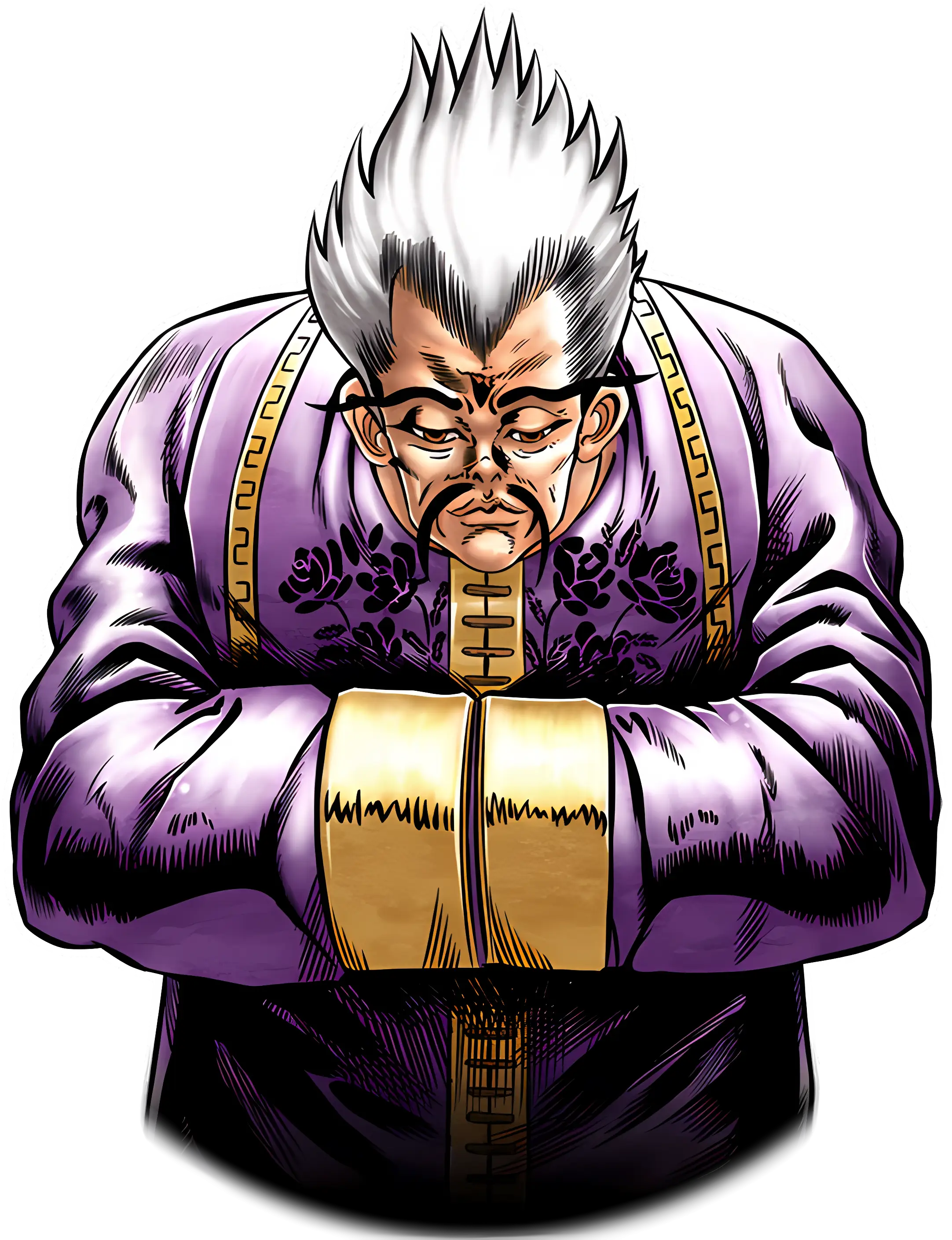 Anime Character with Intense Expression