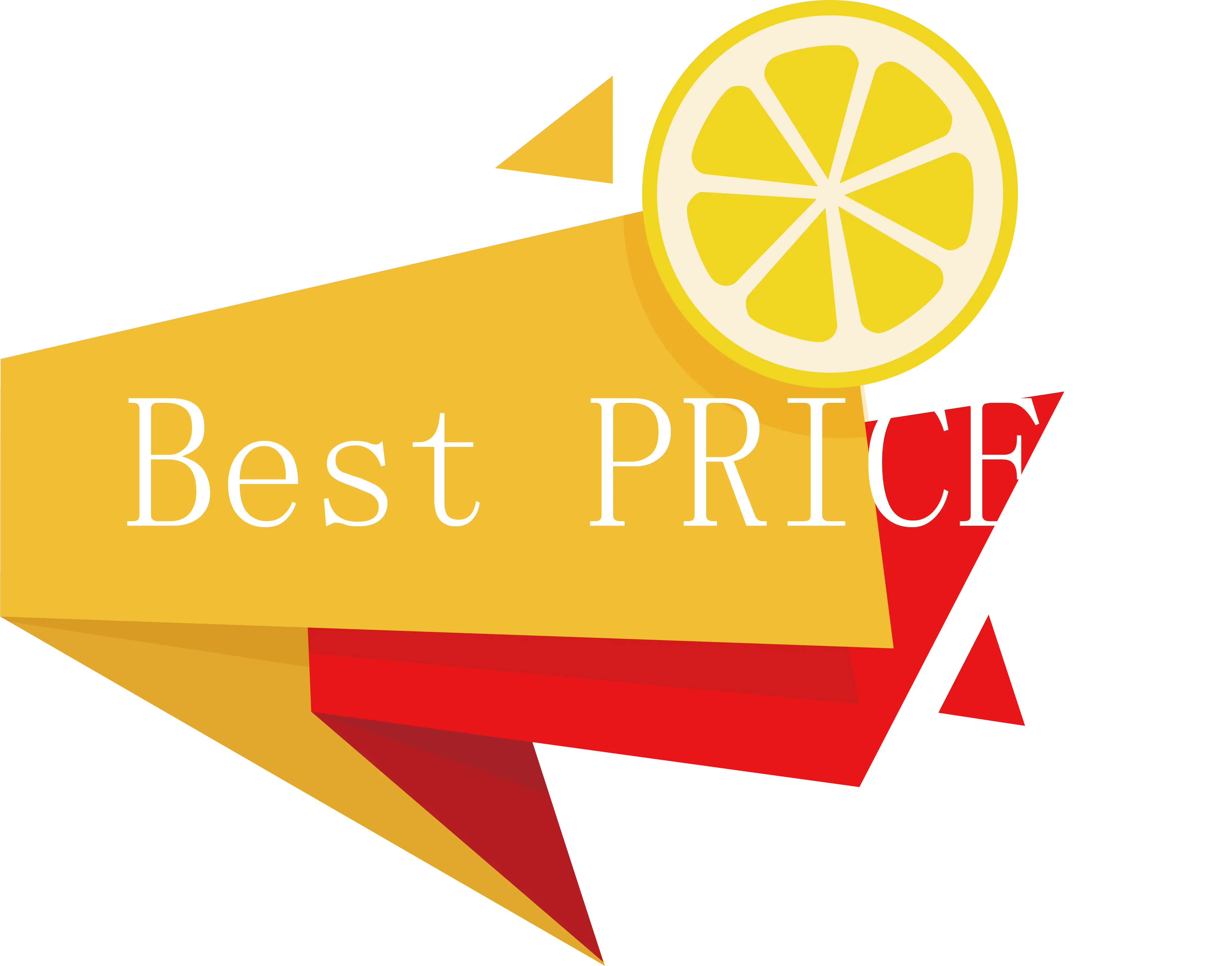 Best Price Promotional Tag with Lemon