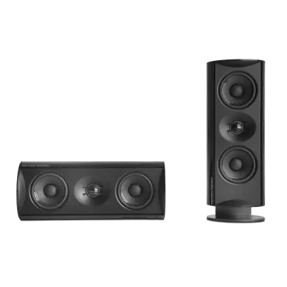 Black Speaker Set for Premium Audio Experience